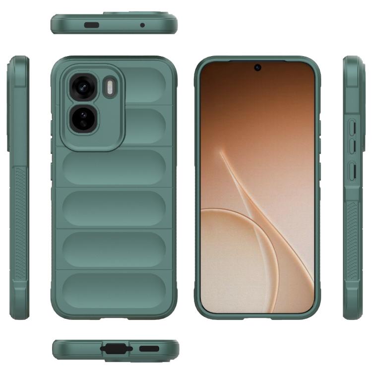 For vivo T5 Pro 5G Global Magic Shield TPU + Flannel Phone Case