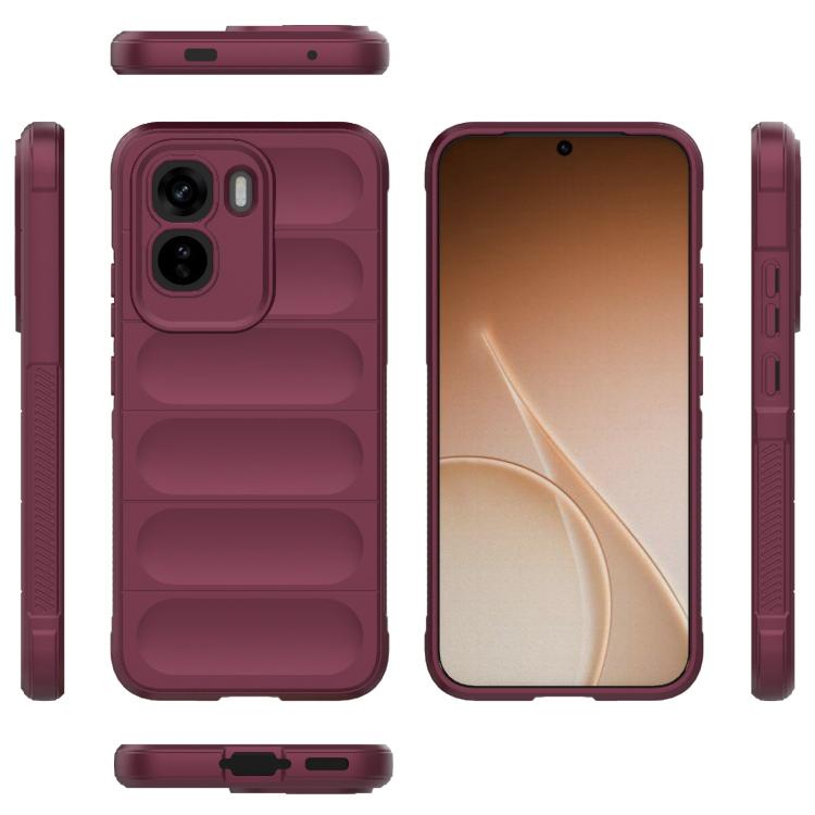 For vivo T5 Pro 5G Global Magic Shield TPU + Flannel Phone Case