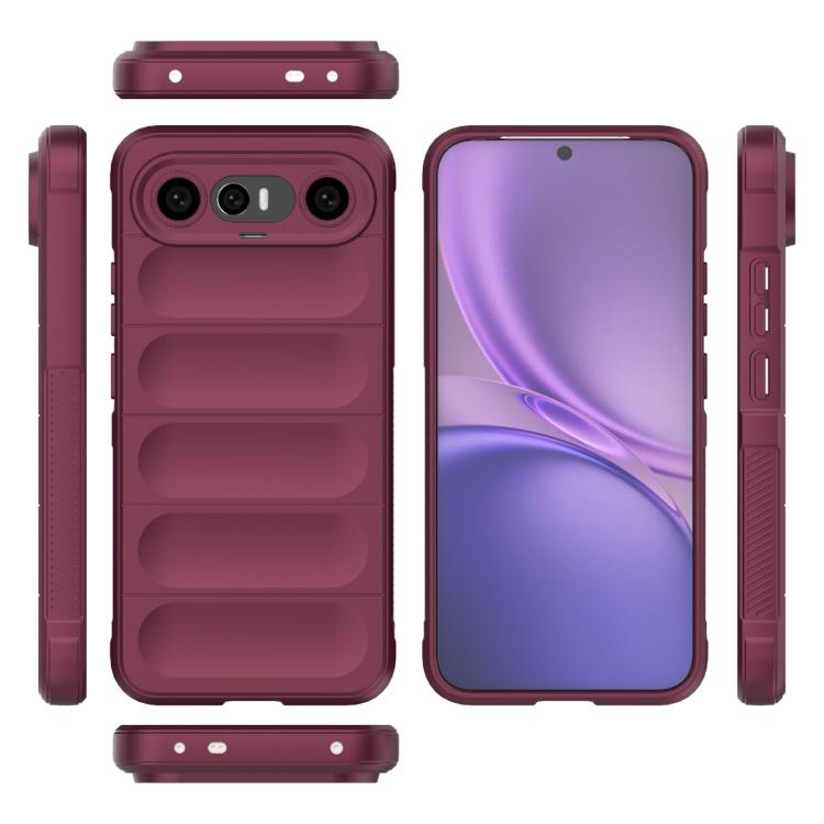 For vivo S50 Pro mini / X300 FE 5G Russia Magic Shield TPU + Flannel Phone Case