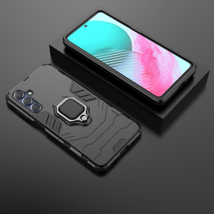 For Samsung Galaxy M54 5G Magnetic Ring Holder PC + TPU Phone Case