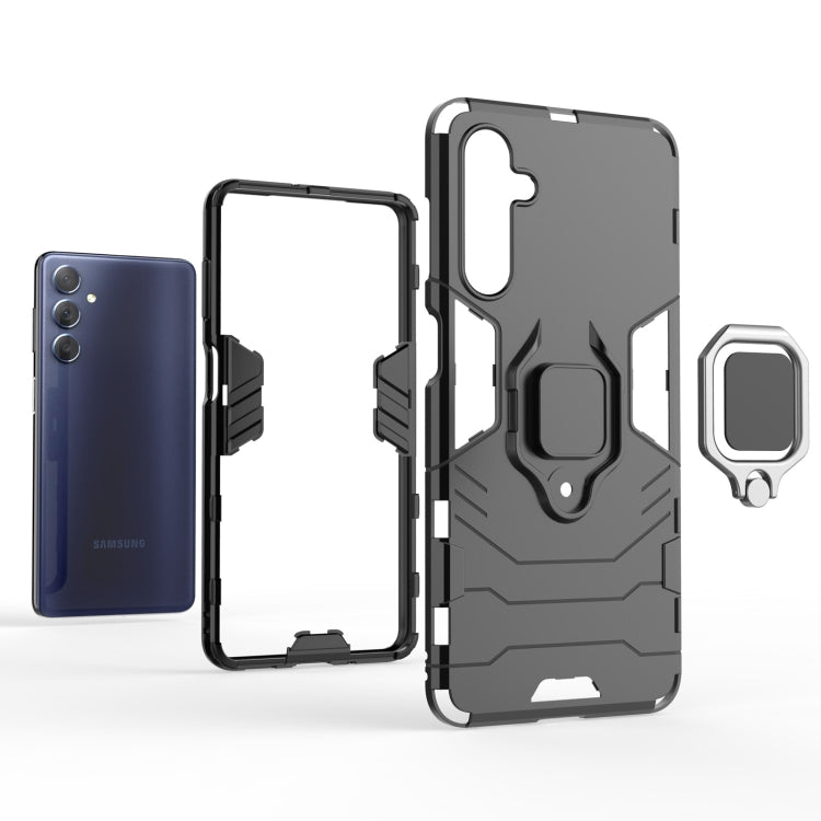 For Samsung Galaxy M54 5G Magnetic Ring Holder PC + TPU Phone Case