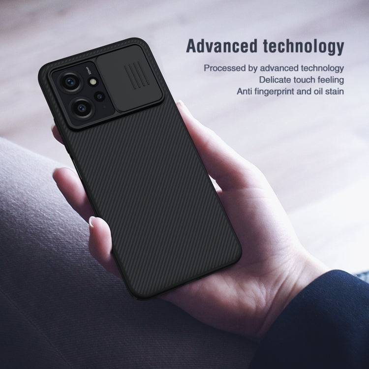 For Xiaomi Redmi Note 12 4G Global NILLKIN Black Mirror Series Camshield PC Phone Case