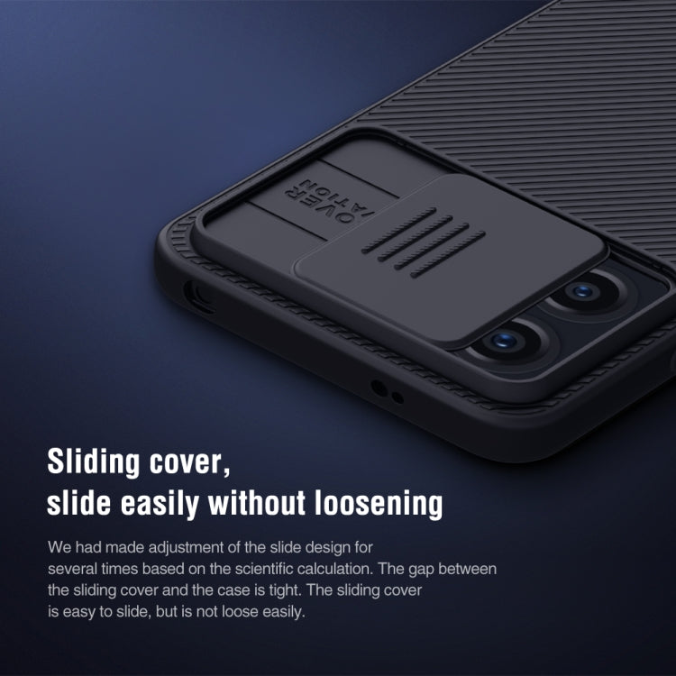 For Xiaomi Redmi Note 12 4G Global NILLKIN Black Mirror Series Camshield PC Phone Case