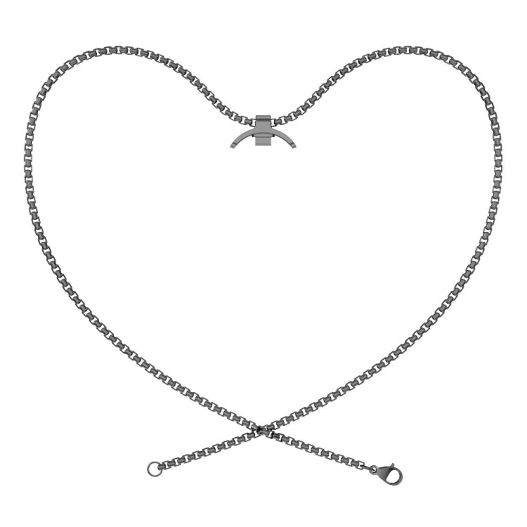 For Xiaomi Mi Band 8 Mijobs Metal Pendant Stainless Steel Watch Necklace