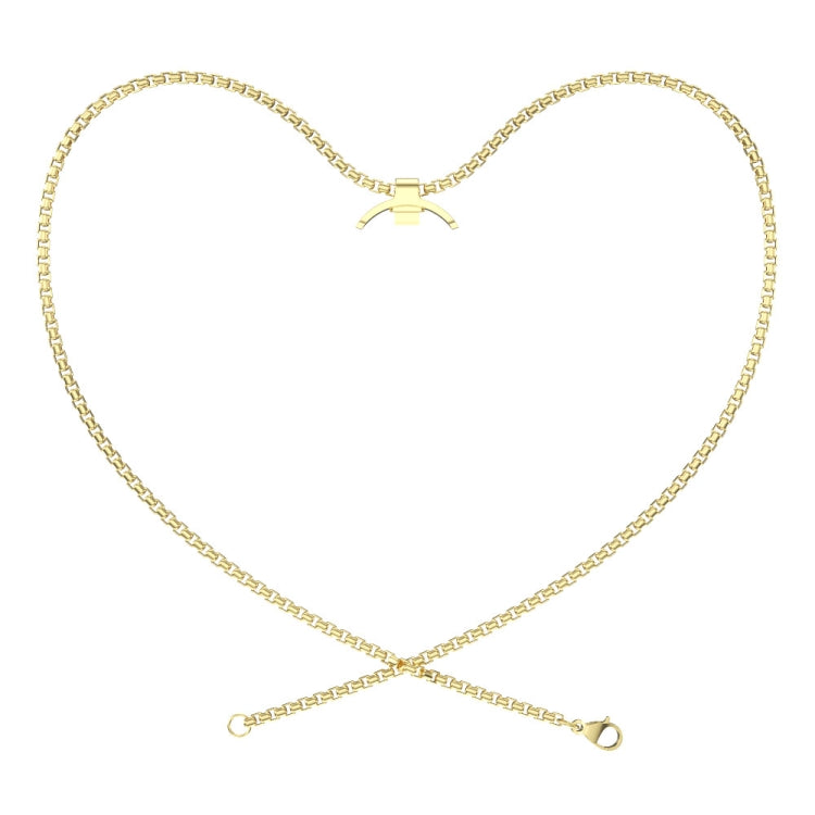 For Xiaomi Mi Band 8 Mijobs Metal Pendant Stainless Steel Watch Necklace