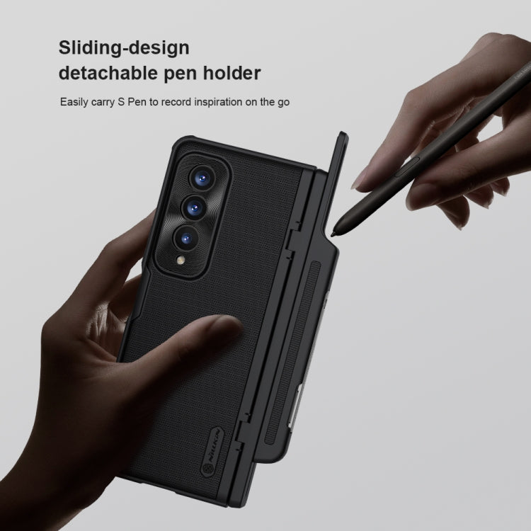 For Samsung Galaxy Z Fold4 5G / W23 NILLKIN Frosted Fold PC + TPU Phone Case