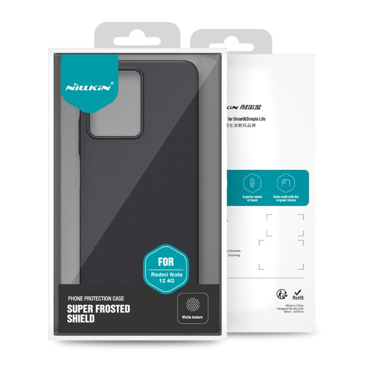 For Xiaomi Redmi Note 12 4G Global NILLKIN Frosted PC Phone Case