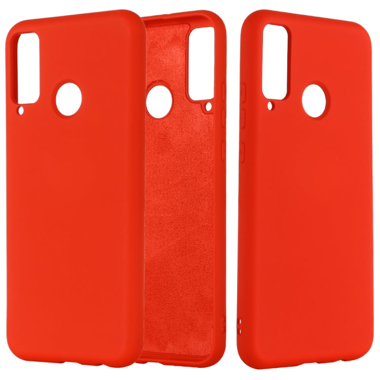 For Huawei Honor Play 4T Solid Color Liquid Silicone Shockproof Full Coverage Protective Case