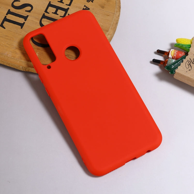 For Huawei Honor Play 4T Solid Color Liquid Silicone Shockproof Full Coverage Protective Case