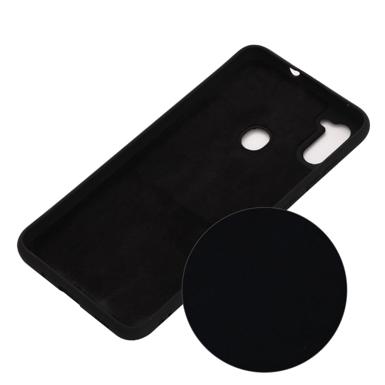 For Samsung Galaxy M11/A11 EU Solid Color Liquid Silicone Shockproof Full Coverage Protective Case