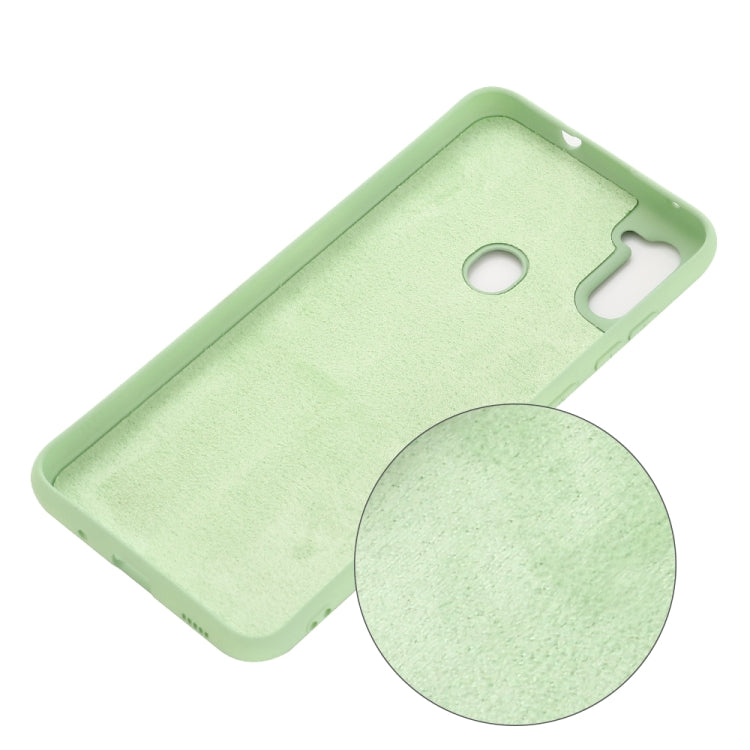 For Samsung Galaxy M11/A11 EU Solid Color Liquid Silicone Shockproof Full Coverage Protective Case