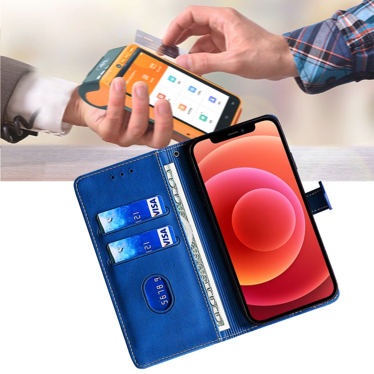 For Infinix Hot 40i Skin Feel Magnetic Buckle Leather Phone Case