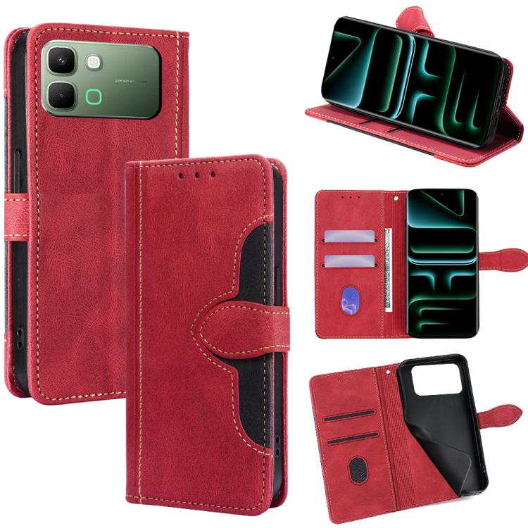 For Infinix Note Edge 5G Skin Feel Magnetic Buckle Leather Phone Case