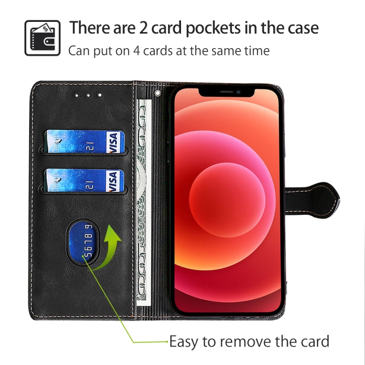 For Realme C65 4G Skin Feel Magnetic Buckle Leather Phone Case