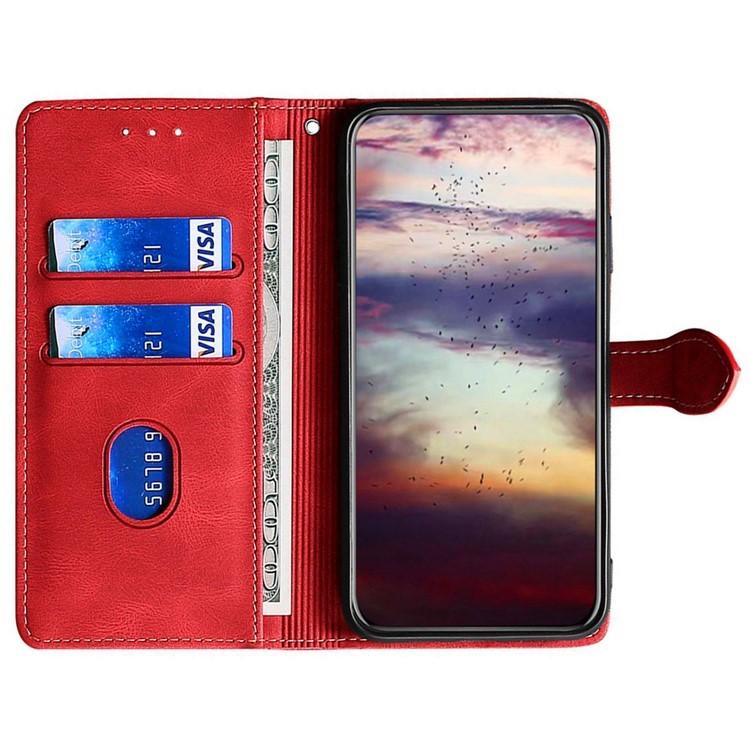 For Tecno Camon 50 4G Skin Feel Magnetic Buckle Leather Phone Case