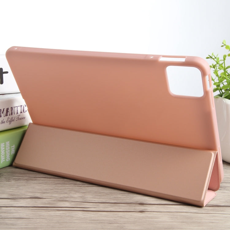 For Xiaomi Pad 7 / Pad 7 Pro Three-fold Holder Flip Tablet Leather Case