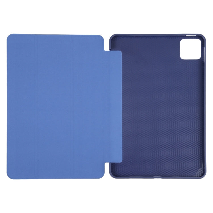 For Xiaomi Pad 7 / Pad 7 Pro Three-fold Holder Flip Tablet Leather Case