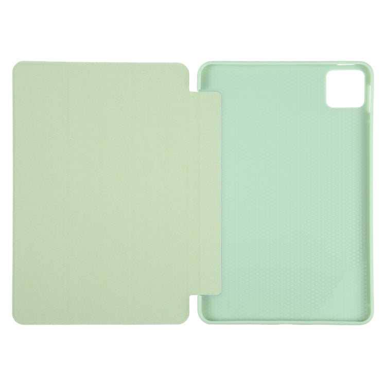 For Xiaomi Pad 7 / Pad 7 Pro Three-fold Holder Flip Tablet Leather Case