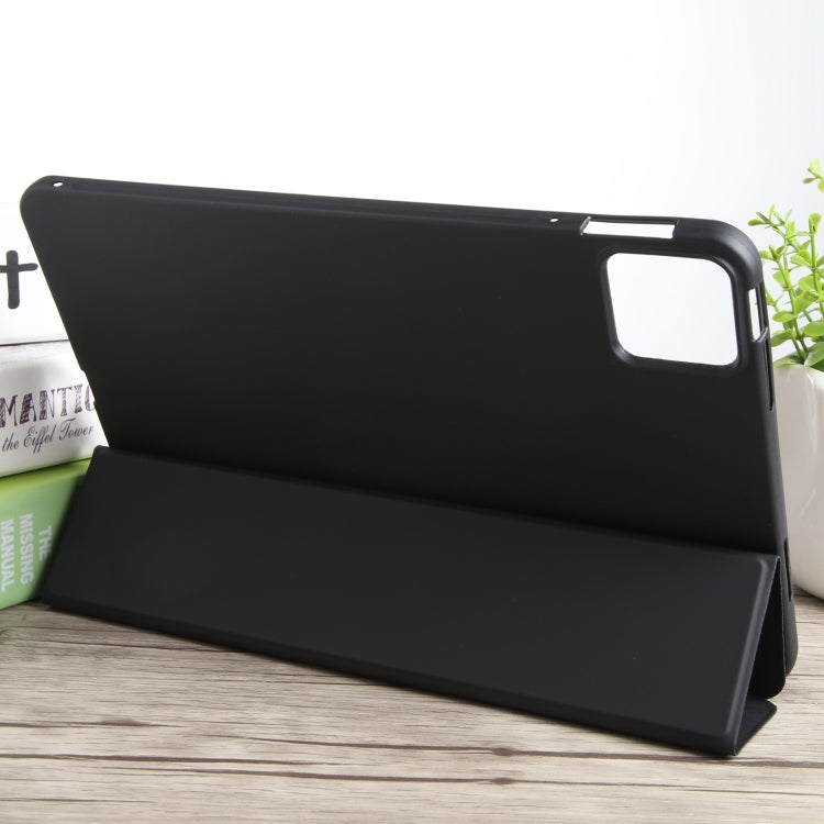 For Xiaomi Pad 7 / Pad 7 Pro Three-fold Holder Flip Tablet Leather Case