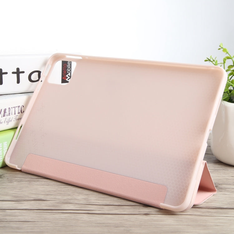 For Xiaomi Pad 7 / Pad 7 Pro Three-fold Holder Flip Tablet Leather Case