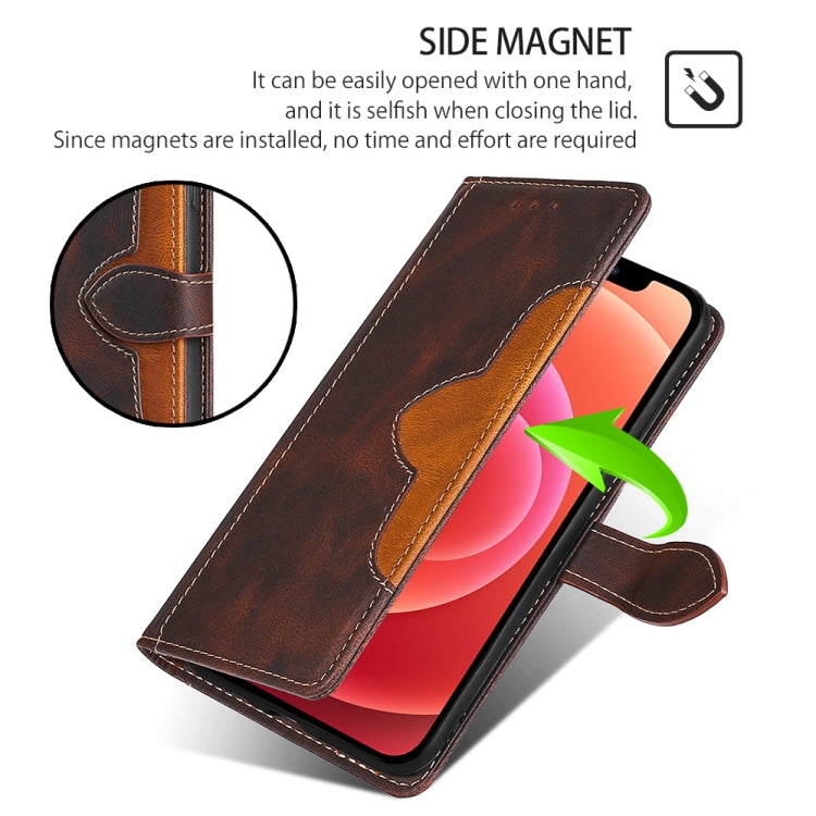 For Samsung Galaxy S24+ 5G Skin Feel Magnetic Buckle Leather Phone Case