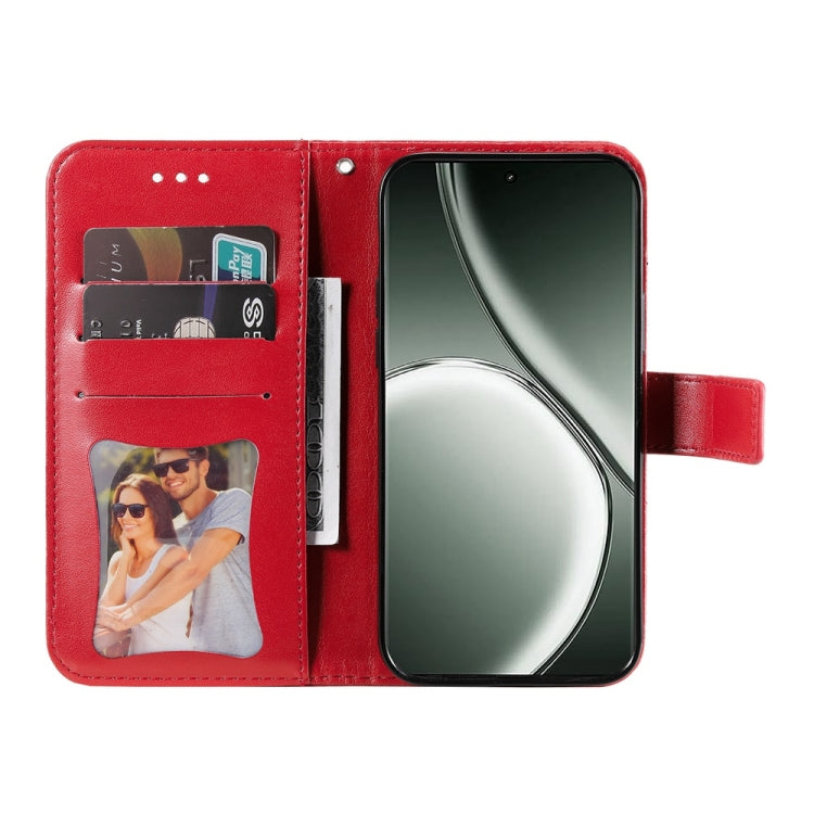 For Realme GT 6 / GT Neo6 SE Seven-petal Flowers Embossing Leather Phone Case