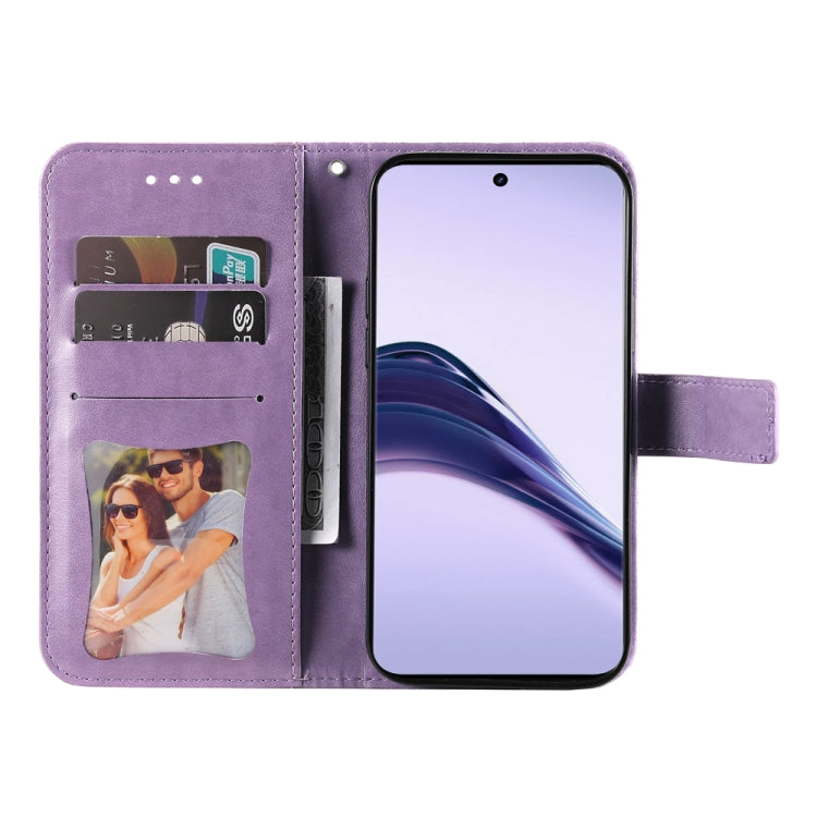 For Realme 13 Pro / 13 Pro+ / P1 Pro Global Seven-petal Flowers Embossing Leather Phone Case