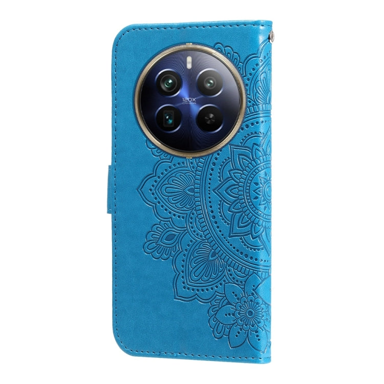 For Realme 13 Pro / 13 Pro+ / P1 Pro Global Seven-petal Flowers Embossing Leather Phone Case