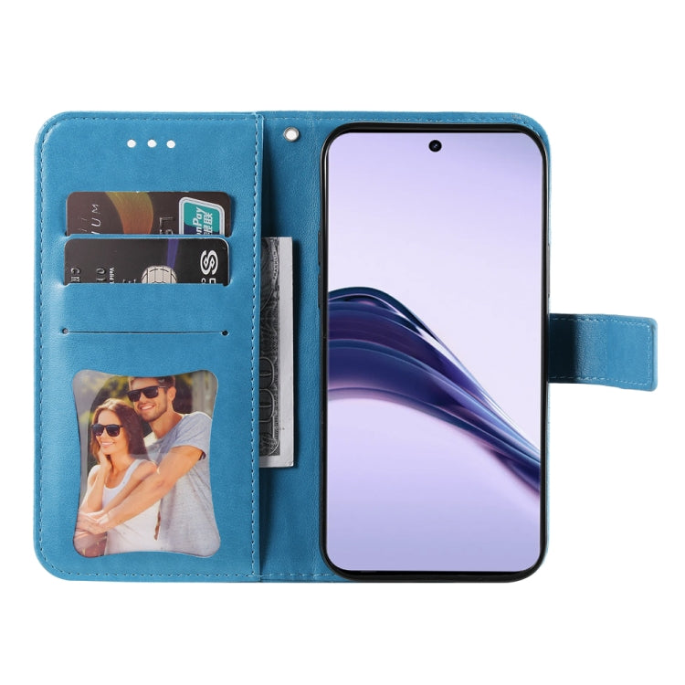 For Realme 13 Pro / 13 Pro+ / P1 Pro Global Seven-petal Flowers Embossing Leather Phone Case