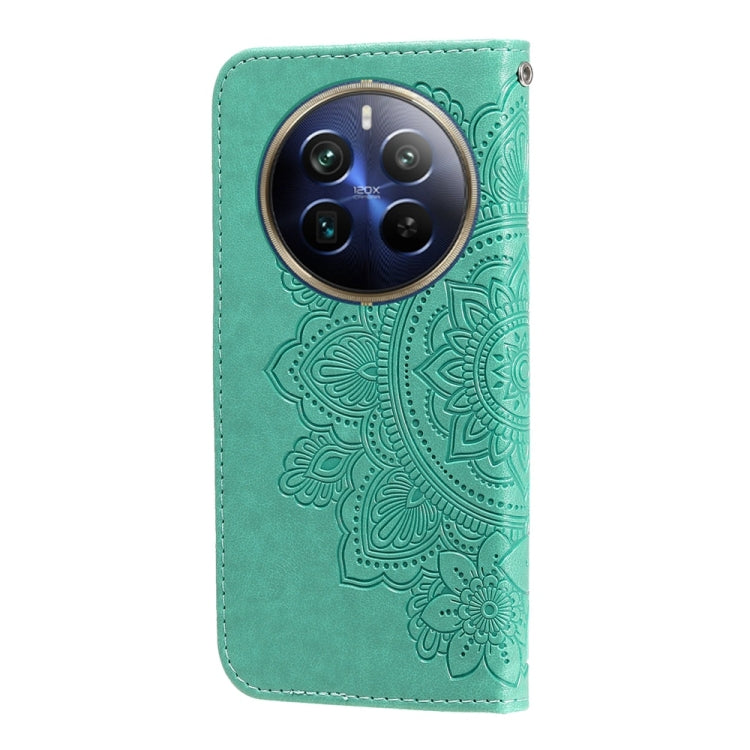 For Realme 13 Pro / 13 Pro+ / P1 Pro Global Seven-petal Flowers Embossing Leather Phone Case