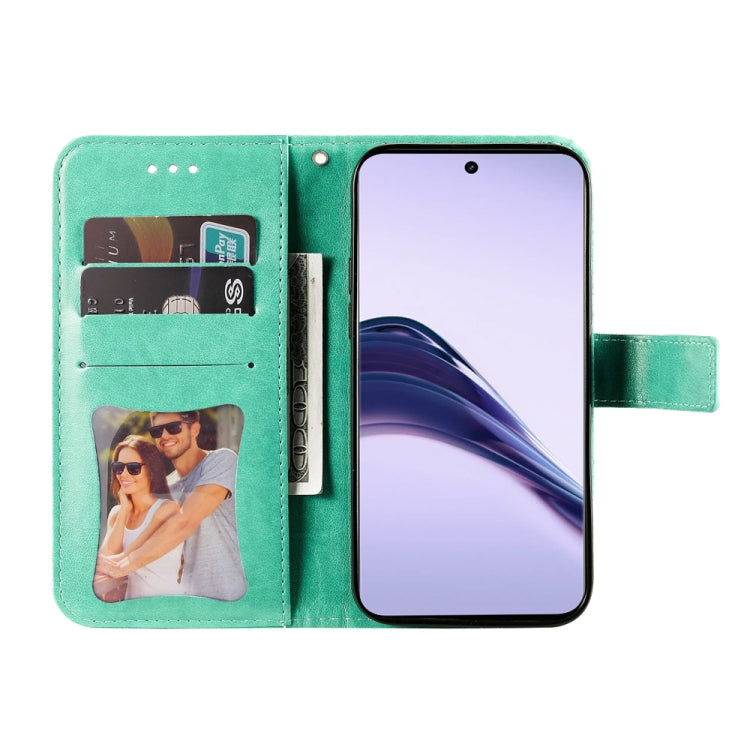 For Realme 13 Pro / 13 Pro+ / P1 Pro Global Seven-petal Flowers Embossing Leather Phone Case