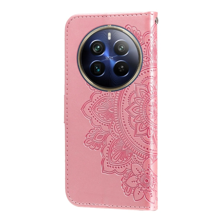 For Realme 13 Pro / 13 Pro+ / P1 Pro Global Seven-petal Flowers Embossing Leather Phone Case