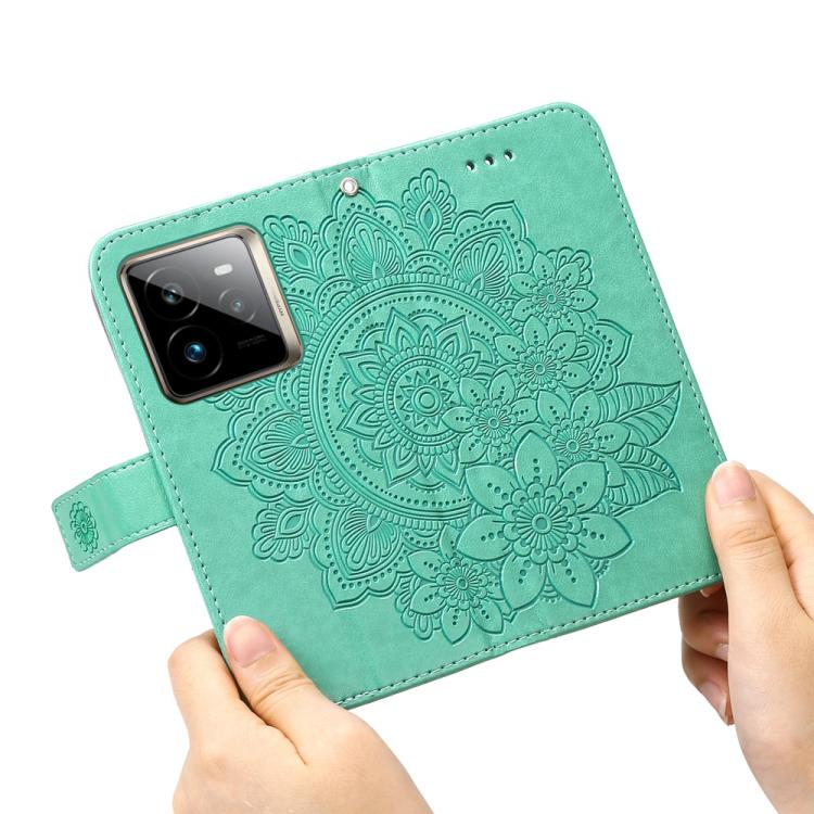 For Realme GT 7 Pro Seven-petal Flowers Embossing Leather Phone Case