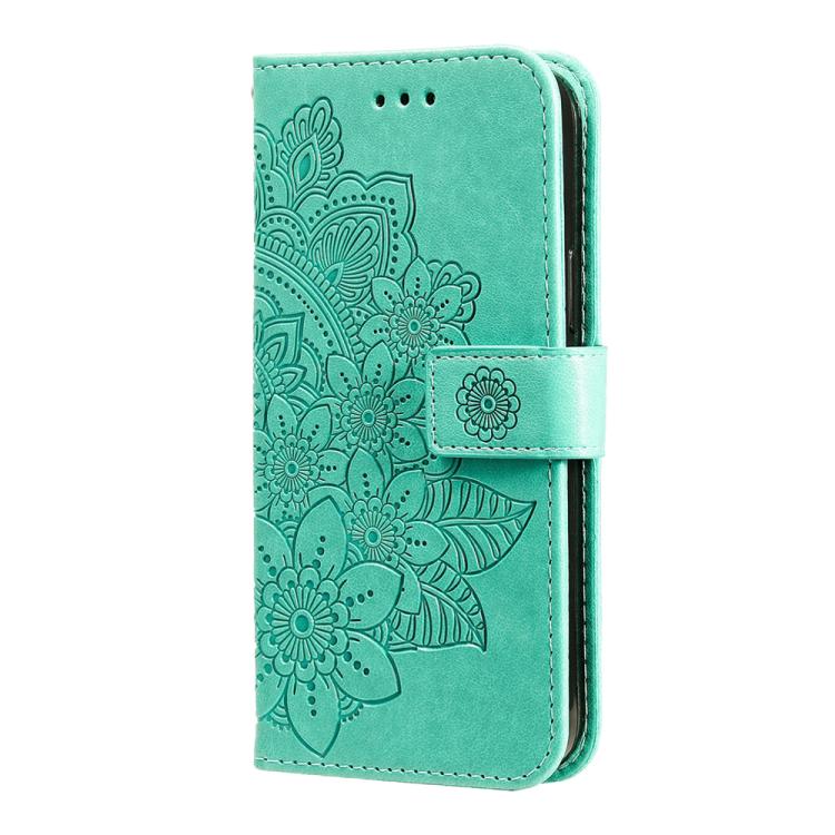 For Realme C85 Pro 4G Seven-petal Flowers Embossing Leather Phone Case