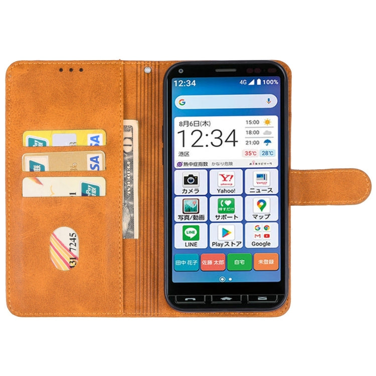 For Kyocera Kantan Sumaho 3 A205KC Leather Phone Case