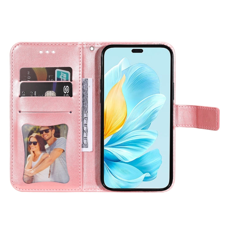 For Honor 200 Lite Global Seven-petal Flowers Embossing Leather Phone Case