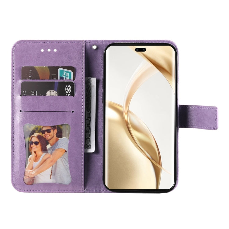 For Honor 200 Pro Seven-petal Flowers Embossing Leather Phone Case