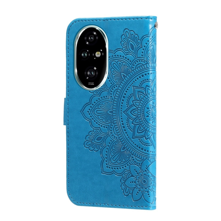 For Honor 200 Pro Seven-petal Flowers Embossing Leather Phone Case