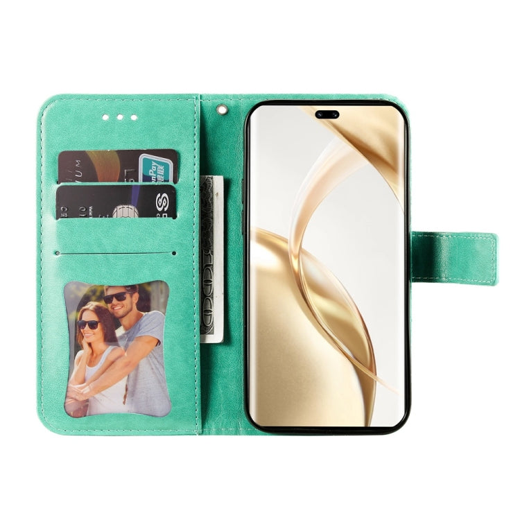 For Honor 200 Pro Seven-petal Flowers Embossing Leather Phone Case
