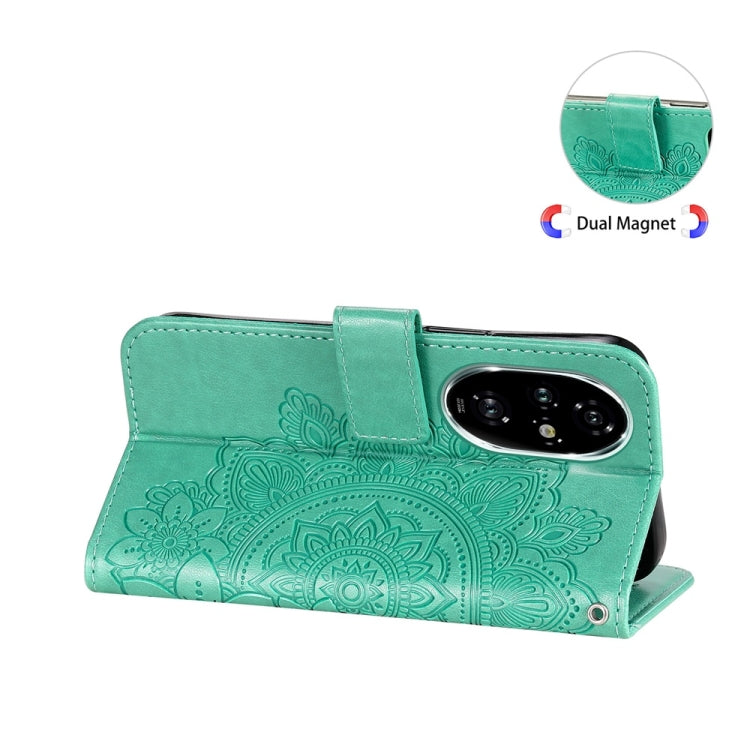 For Honor 200 Pro Seven-petal Flowers Embossing Leather Phone Case