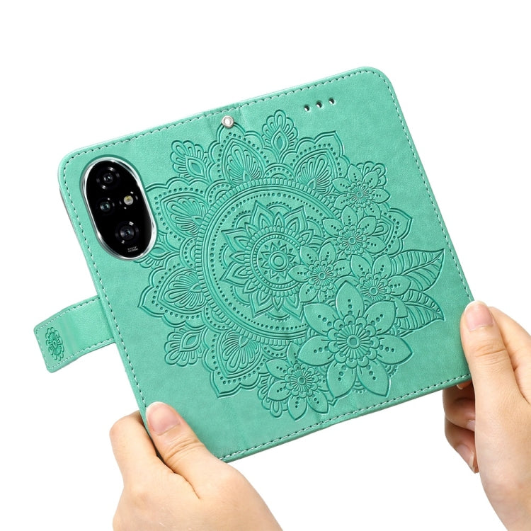 For Honor 200 Pro Seven-petal Flowers Embossing Leather Phone Case
