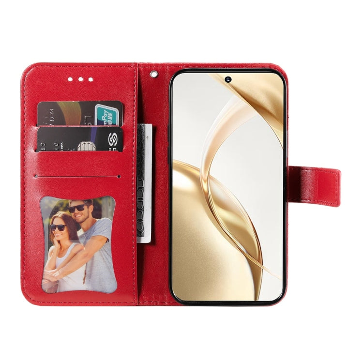 For Honor 200 Seven-petal Flowers Embossing Leather Phone Case