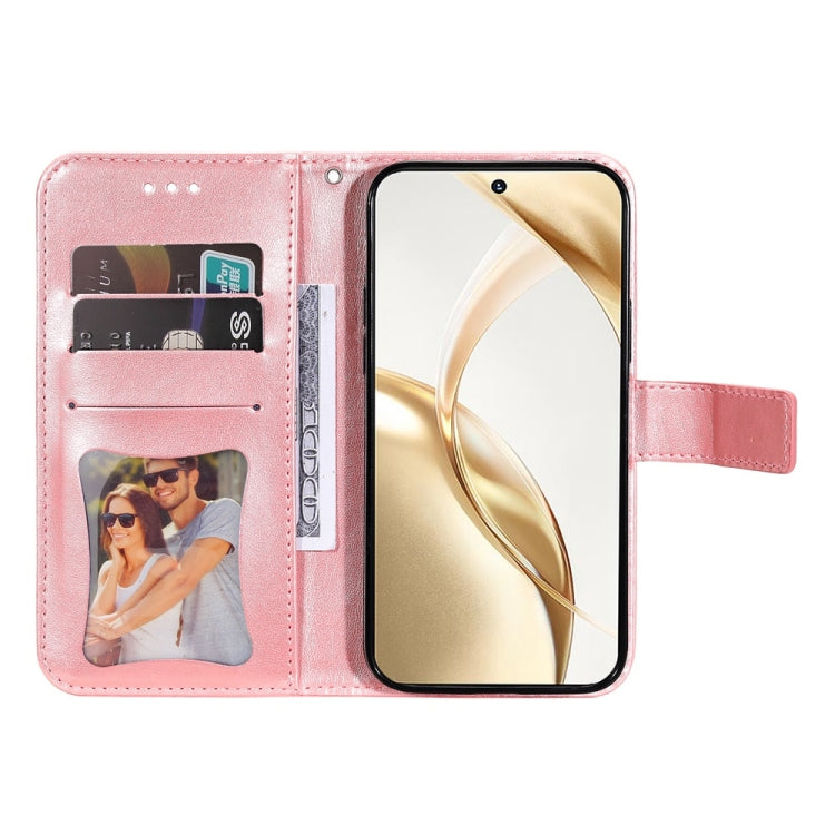 For Honor 200 Seven-petal Flowers Embossing Leather Phone Case