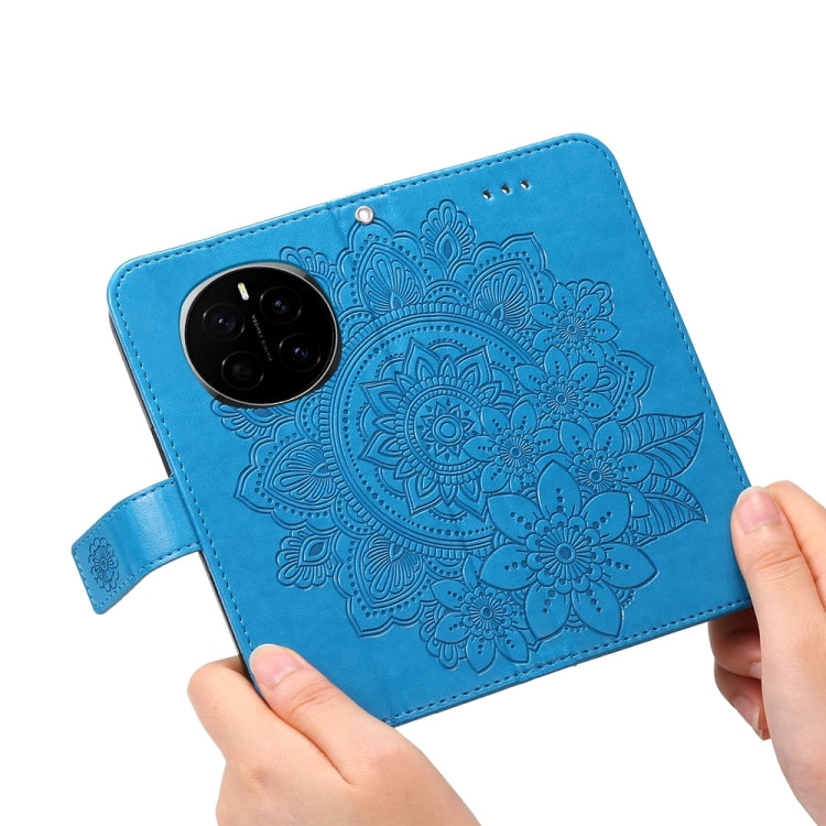For Honor Magic7 Seven-petal Flowers Embossing Leather Phone Case