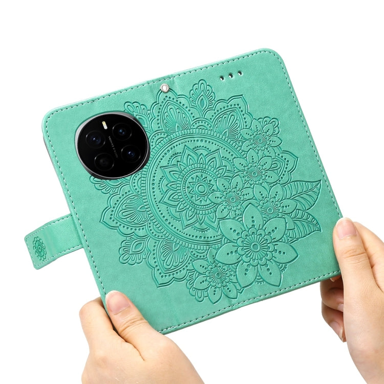 For Honor Magic7 Seven-petal Flowers Embossing Leather Phone Case
