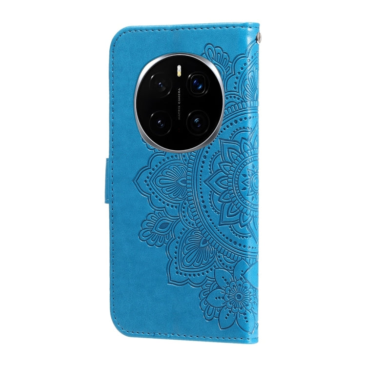 For Honor Magic7 Pro Seven-petal Flowers Embossing Leather Phone Case