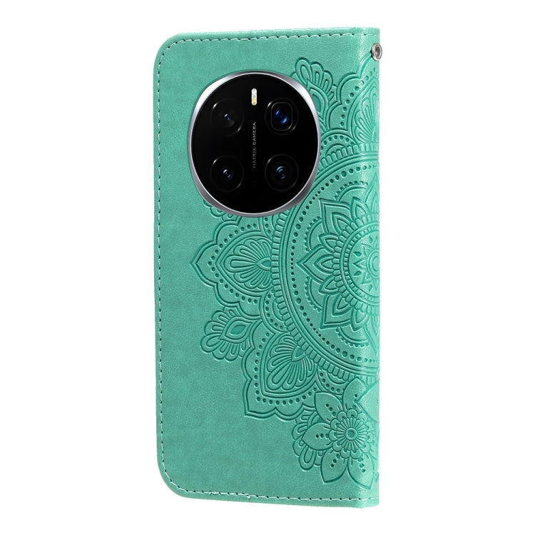 For Honor Magic7 Pro Seven-petal Flowers Embossing Leather Phone Case