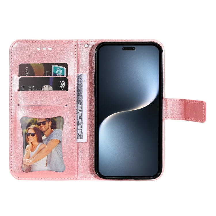 For Honor Magic7 Pro Seven-petal Flowers Embossing Leather Phone Case