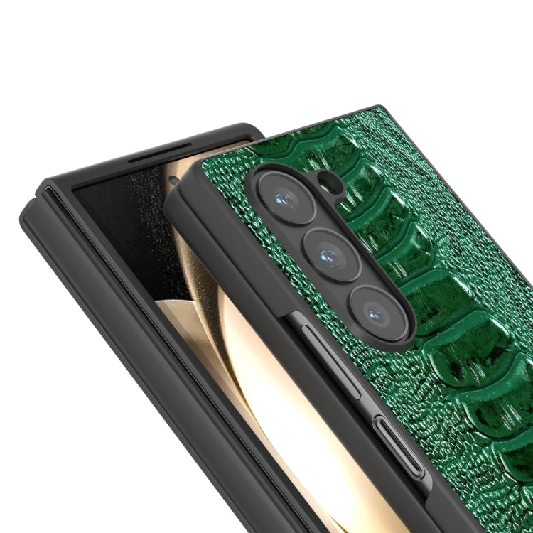 For Samsung Galaxy Z Fold6 ABEEL Genuine Leather Weilai Series Phone Case