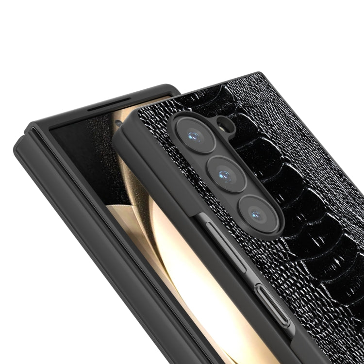 For Samsung Galaxy Z Fold6 ABEEL Genuine Leather Weilai Series Phone Case